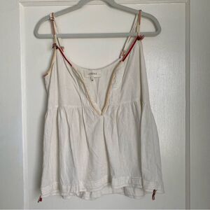 THE GREAT. Embroidered Boho Camisole Swing Tank size 2